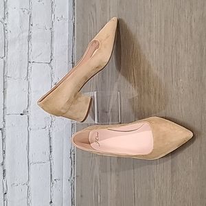 J Crew Ellie Suede Pump in Ashen Brown - Worn Once!